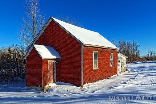 Old Schoolhouse_20885.jpg - Photographed near Smiths Falls, Ontario, Canada.